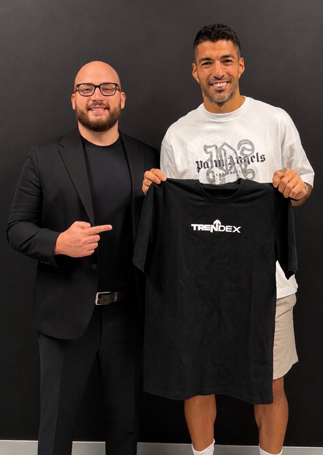 Luis Suárez with Trendex